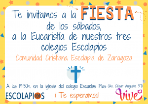 Eucaristía Comunidad Cristiana Escolapia>ZARAGOZA