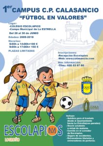 CAMPUS FÚTBOL C.P. CALASANCIO-ESCOLAPIOS